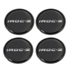 Tapacubos centrales de plástico para buje de rueda de 16" con logotipo de Camaro IROCZ Z28 85-87 4 piezas - Imagen 1 de 4