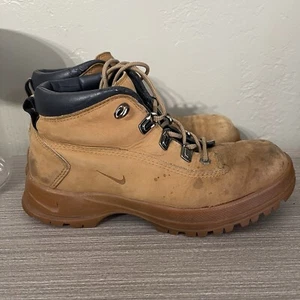 Vintage 2002 Nike Air ACG Men’s Size 8.5 Leather Boot Steel Toe - Picture 1 of 8