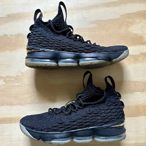 Nike Lebron 15 Xx Black Metallic Gold.  897648-006 Basketball Shoe HTF Size 12 - Picture 1 of 7
