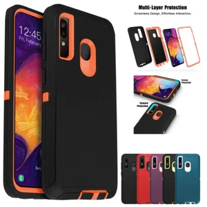 Heavy Duty Case Anti-fall Dust-proof Shockproof Case for Samsung Galaxy A20/A30 - Picture 1 of 18