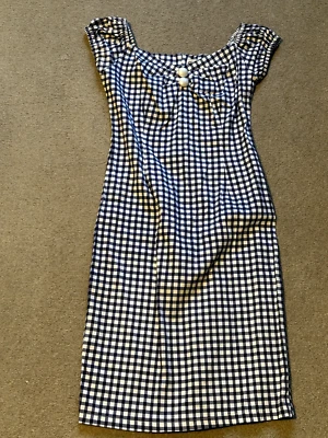 Collectif Dolores Gingham Wiggle Vestido Foto 1 de 2