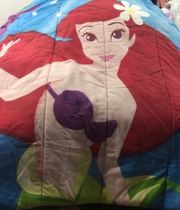 Disney The Little Mermaid Reversible Twin Size Comforter/Blanket - Picture 1 of 2