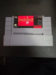 Final Fantasy 2 Super Nintendo (SNES) Game Cart - asuthentic - tested - Picture 1 of 1