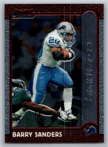 Barry Sanders 1999 Bowman Chrome Base Set Card #149 Detroit Lions - Picture 1 of 2