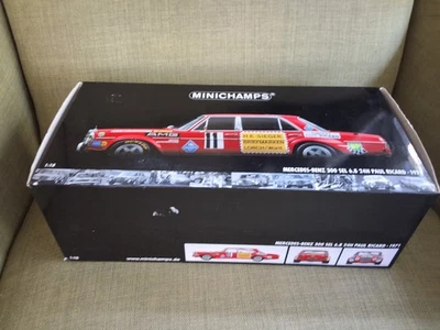 Mercedes benz 300 sel 6.8 24h paul ricard 1971 #11 minichamps 1/18 - Immagine 1 di 4