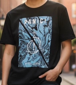 Panik! At the Disco Konzert Tour schwarzes T-Shirt Erwachsene Größe SMALL - Bild 1 von 3
