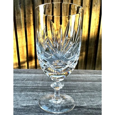 Cristal Gorham Retirado 'Crown Point' Cristal Plomo Vaso de Té Helado-Excelente Foto 1 de 4