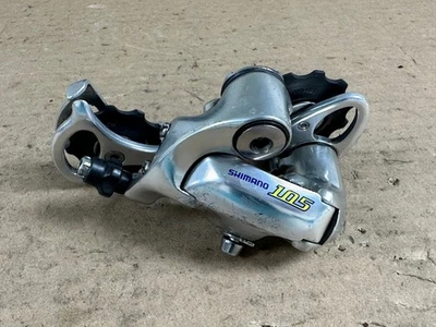 Câmbio traseiro vintage Shimano 105 RD-5500 gaiola longa para 9 velocidades duplo/triplo - Imagem 1 de 4