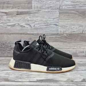 Adidas Originals NMD_R1 Prime Casual Sneakers Men's Size 9.5 Black Gum Shoes - Picture 1 of 13