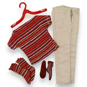 Mattel 1961–1965 Ken #782 Striped Casuals 12" Doll Outfit Near Complete Set EX - Picture 1 of 9