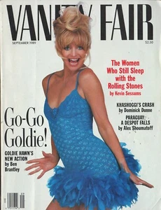 GOLDIE HAWN Vanity Fair Magazine Sept 1989 Fashion, Ads 1980s - Bild 1 von 2