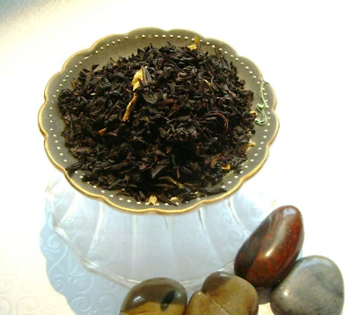 Té afrutado grosella negra, fresa y kiwi hojas sueltas envejecidas China negro CB Foto 1 de 4