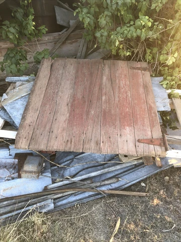 Antique Beautiful Barn Door Cover