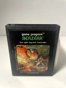 Atari 2600 Berzerk (1982) Manual Included Cleaned - Picture 1 of 4