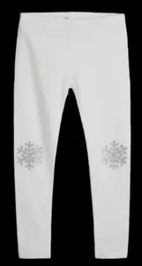 Epic Threads Girls Holiday Snowflake Leggings Angel White 6X NWT $16 - Picture 1 of 7