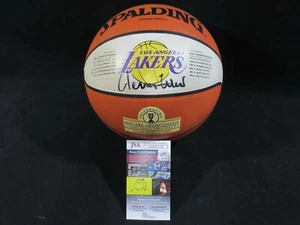 JERRY WEST SIGNED LOS ANGELES LAKERS LIMITED EDITION LOGO BASKETBALL JSA COA - Picture 1 of 7