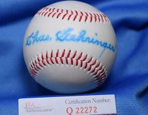 Charlie Gehringer Jsa Cert Hand Signed Autograph Baseball - Picture 1 of 1