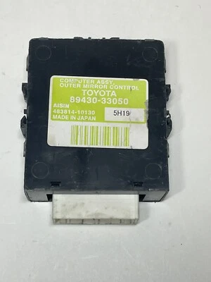Módulo de control de memoria de espejo retrovisor Lexus ES330 2004-2006 89430-33050, 8943033050, FABRICANTE DE EQUIPOS ORIGINALES Foto 1 de 4