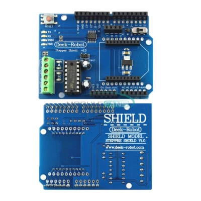 L293D Stepper Proto Motor Shield Stervo Controller Wireless XBee Arduino UNO R3 - Image 1 of 4