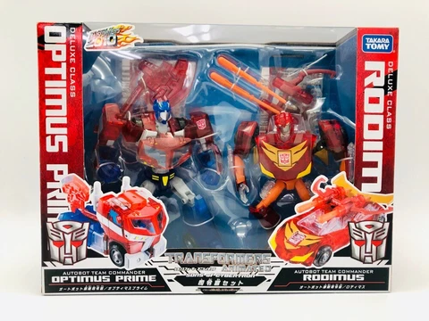 Transformers Animated TA Optimus Prime & Rodimus Figure Takara Tomy Japan Cover