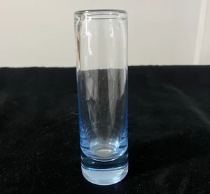 Holmegaard Blue Glass Labrador Vase Per Lütken Akva Aqua Denmark Scandinavian - Picture 1 of 6