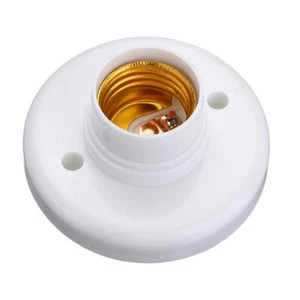 E27 Screw Cap Socket Light Bulb Holder Fitting Light Lamp Stand/Base 1/2/4Pcs - Picture 1 of 14
