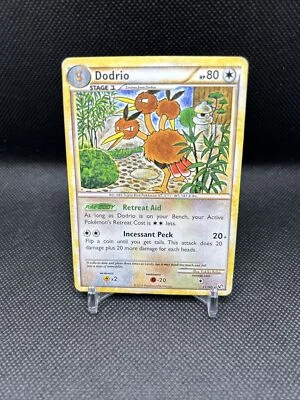 Dodrio 11/90 Rare HS—Undaunted Pokémon Card 2010 - Image 1 of 2
