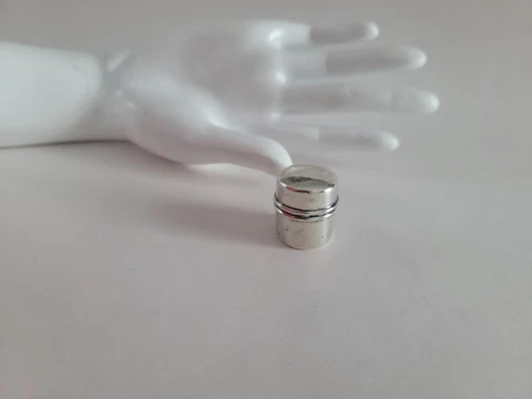 Antique Webster Chatelaine Sterling Silver Thimble Holder Case Cover