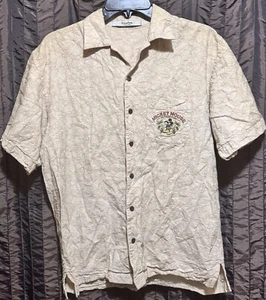 Disney Parks Mickey Mouse In Paradise Button Up Shirt Size S Double Sided - Picture 1 of 21