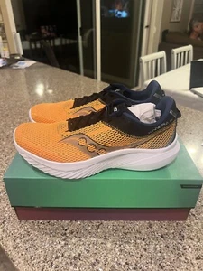 Saucony Kinvara 14 Finesse Flame Mens Orange Running Shoes Sneakers Size 10.5-14 - Picture 1 of 5