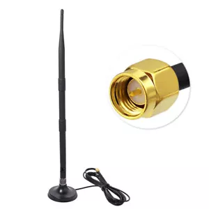 9dB Magnetic 3G UMTS GPRS GSM Antenna SMA Male Connector for Broadband Router - Picture 1 of 4
