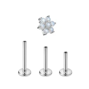 Tragus Piercing Jewelry Surgical Steel Earrings Silver Cartilage Stud Conch P... - Picture 1 of 6