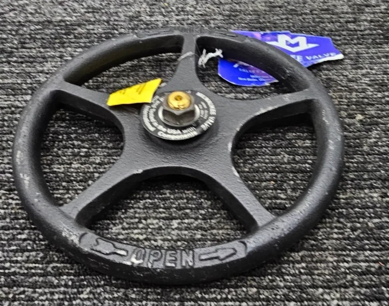 Milwaukee Valve 4" 2981-005-400 2981A Hand Wheel IBBM Globe - Image 1 of 4