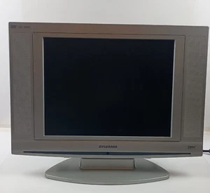 Sylvania LD155SC8 LCD TV/DVD Combo 15" Flatscreen HDTV Retro Gaming - No Remote - Picture 1 of 19