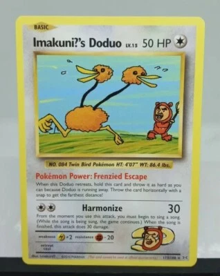 IMAKUNI?'S DODUO SECRET RARE XY EVOLUTIONS 112/108 POKEMON CARD NM FREE SHIPPING - Image 1 of 4