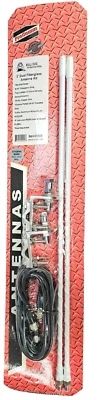 ProComm Bull Dog Antenna Kits, 2' Dual Fiberglass Antenna Kit w/ Mirror Mount - Image 1 of 4