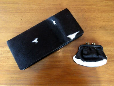 Bolso sin asas y monedero MCM Ginataisa vintage de gamuza mexicana de los años 60 raro Foto 1 de 4