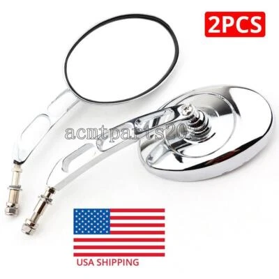 Espejos retrovisores de plástico para motocicleta Harley-Davidson Dyna Super Glide Low Rider Foto 1 de 4