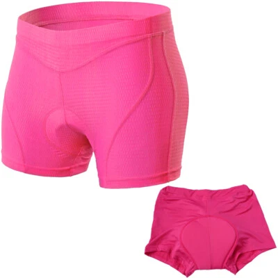 Cycling Shorts Women's 3D Padded Bicycle Bike Biking Underwear Breathable Shorts - Image 1 of 4