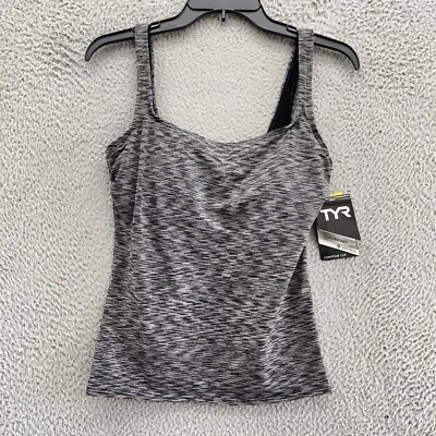 Traje de baño TYR para mujer 6 gris Durafast Elite 300 Tankini contorno taza nuevo $49.99 Foto 1 de 4