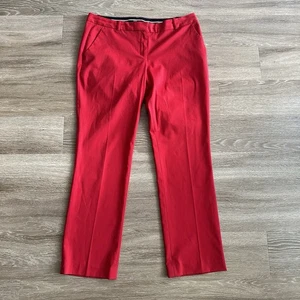 Express Straight Leg Casual Work Dress Pants Red Women’s 12R - Picture 1 of 16