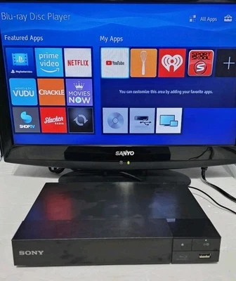 Sony Blu-Ray DVD Player BDP-S2500 Wi-Fi Streaming No Remote Control - Image 1 of 4
