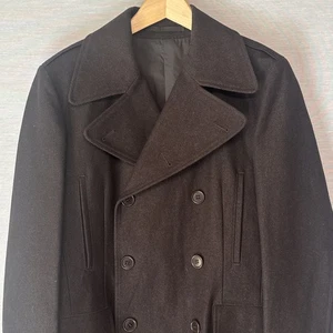 VTG NWOT C.P. Company Double Breasted Linen / Wool Coat - US 38 S/M (IT Sz 48) - Picture 1 of 13