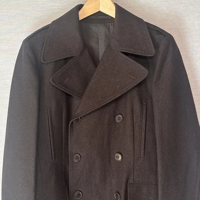 VTG NWOT C.P. Company Double Breasted Linen / Wool Coat - US 38 S/M (IT Sz 48) - Image 1 of 4