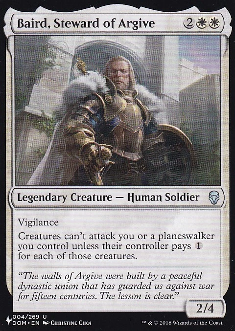 MTG Baird, Steward of Argive DOM - Image 1 of 1