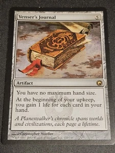 Venser's Journal 2010 Scars of Mirrodin Colorless Rare Artifact MTG AZ1 - Picture 1 of 2