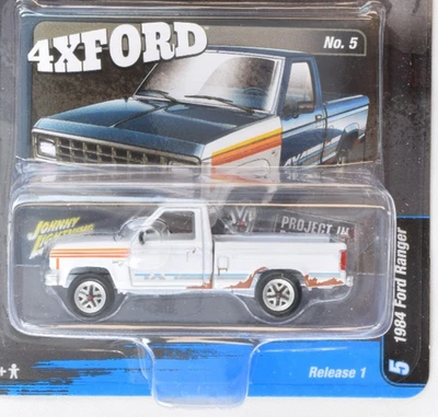 Coche Ford Ranger 1984 Johnny Lightning Street Freaks White Lightning 1:64 Foto 1 de 3