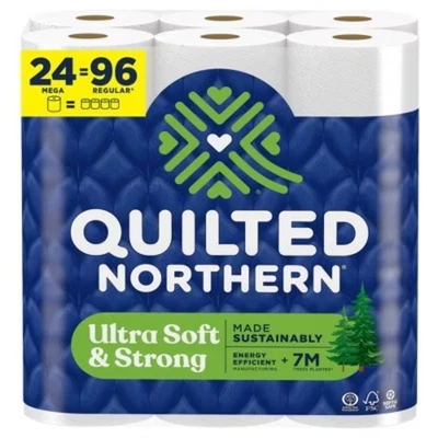 Quilted Northern Ultra Soft Strong Toilet Papers - Mega Rolls