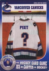 2007-08 Vancouver Canucks Hockey Card Game #645 Taylor Pyatt - Picture 1 of 1