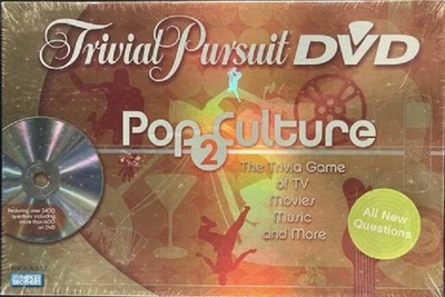 Trivial Pursuit DVD Pop Culture 2 Game by Parker Brothers - NEW/SEALED - Image 1 of 2